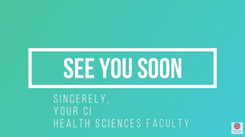 Health Science Welcomes You Back to Campus