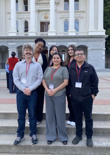 students and faculty who attended health policy confenrece in sacramento 